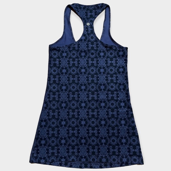 Lululemon Cool Racerback Mini Prisma Nightfall Black Grape Tank Top Sz 4 - Picture 6 of 12